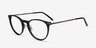 Iris Noir AcétateMontures de lunettes de vue d'EyeBuyDirect, Vue d'Angle