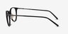 Iris Noir AcétateMontures de lunettes de vue d'EyeBuyDirect, Vue de Côté