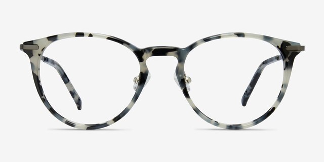 Iris Ivory Tortoise Acetate-metalEyeglass Frames from EyeBuyDirect, Front View