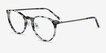 Iris Ivory Tortoise Acetate, MetalEyeglass Frames from EyeBuyDirect, Angle View