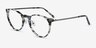 Iris Ivory Tortoise Acetate-metalEyeglass Frames from EyeBuyDirect, Angle View
