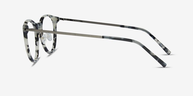 Iris Ivory Tortoise Acetate-metalEyeglass Frames from EyeBuyDirect, Side View