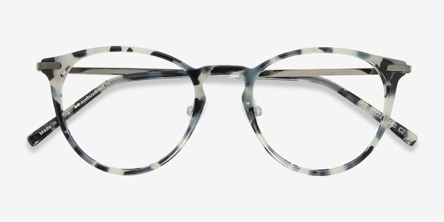 Iris Ivory Tortoise Acetate-metalEyeglass Frames from EyeBuyDirect, Closed View