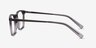 Tuesday Gray Acetate-metalEyeglass Frames from EyeBuyDirect, Side View