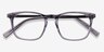 Tuesday Gray Acetate-metalEyeglass Frames from EyeBuyDirect, Closed View