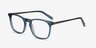 Tuesday Green Acetate-metalEyeglass Frames from EyeBuyDirect, Angle View