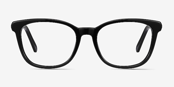 Kat Black Acetate-metal Eyeglass Frames
