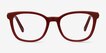 Kat Burgundy Acetate, MetalEyeglass Frames from EyeBuyDirect, Front View