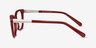 Kat Burgundy Acetate-metalEyeglass Frames from EyeBuyDirect, Side View