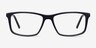 Marvel Bleu Acetate-metalMontures de lunettes de vue d'EyeBuyDirect, Vue de Face