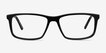 Marvel Black Acetate, MetalEyeglass Frames from EyeBuyDirect, Front View