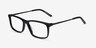 Marvel Black Acetate-metalEyeglass Frames from EyeBuyDirect, Angle View