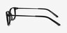 Marvel Black Acetate-metalEyeglass Frames from EyeBuyDirect, Side View