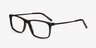 Marvel Brown Acetate-metalEyeglass Frames from EyeBuyDirect, Angle View