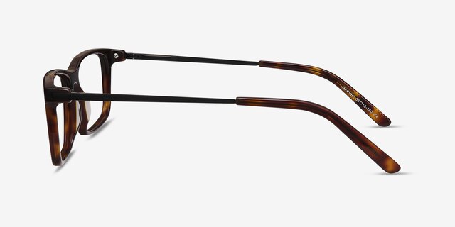 Marvel Tortoise Acetate-metalEyeglass Frames from EyeBuyDirect, Side View