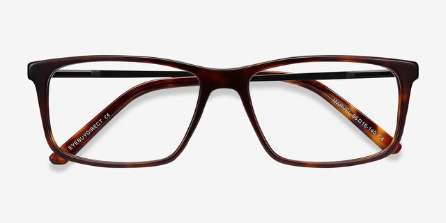 Marvel Tortoise Acetate-metalEyeglass Frames from EyeBuyDirect, Closed View