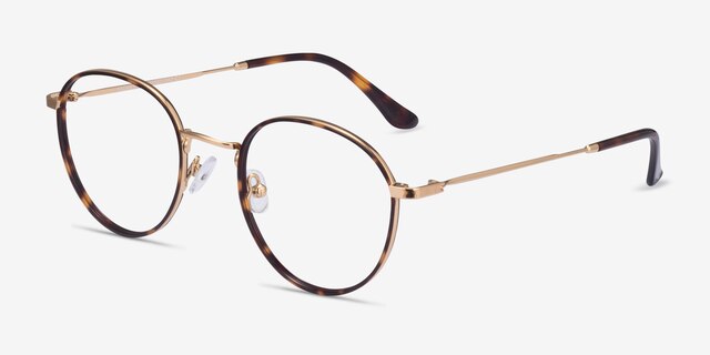 Alchemist Tortoise Acetate-metalEyeglass Frames from EyeBuyDirect, Angle View