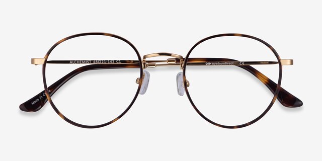 Alchemist Tortoise Acetate-metalEyeglass Frames from EyeBuyDirect, Closed View