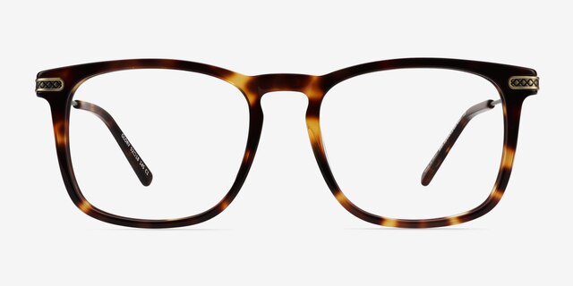 Glory Tortoise Acetate-metalEyeglass Frames from EyeBuyDirect, Front View