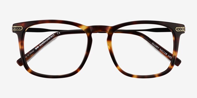 Glory Tortoise Acetate-metalEyeglass Frames from EyeBuyDirect, Closed View