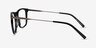 Glory Black AcetateEyeglass Frames from EyeBuyDirect, Side View