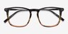 Glory Gray Striped Acetate-metalEyeglass Frames from EyeBuyDirect, Closed View