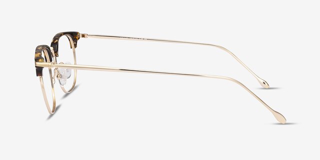 Relive Tortoise Golden Acetate-metalEyeglass Frames from EyeBuyDirect, Side View