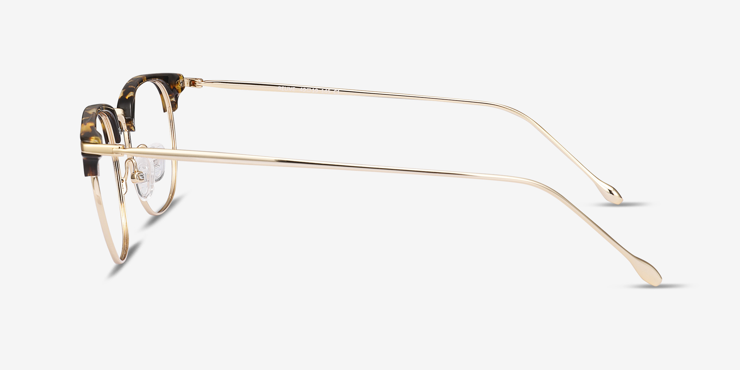 Relive Browline Tortoise Golden Full Rim Eyeglasses | Eyebuydirect