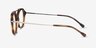 Terminal One Tortoise Bronze Acetate-metalEyeglass Frames from EyeBuyDirect, Side View