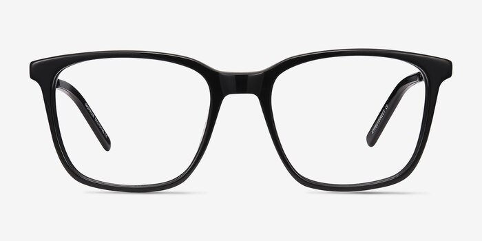 Morrow Noir Acetate-metal Montures de lunettes de vue d'EyeBuyDirect