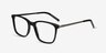 Morrow Black Acetate-metalEyeglass Frames from EyeBuyDirect, Angle View