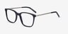 Morrow Navy AcetateEyeglass Frames from EyeBuyDirect, Angle View
