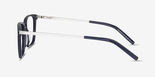 Morrow Navy AcetateEyeglass Frames from EyeBuyDirect, Side View