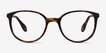 Lucy Tortoise Acetate, MetalEyeglass Frames from EyeBuyDirect, Front View