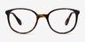 Lucy Tortoise Acetate-metalEyeglass Frames from EyeBuyDirect, Front View