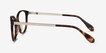 Lucy Tortoise Acetate, MetalEyeglass Frames from EyeBuyDirect, Side View