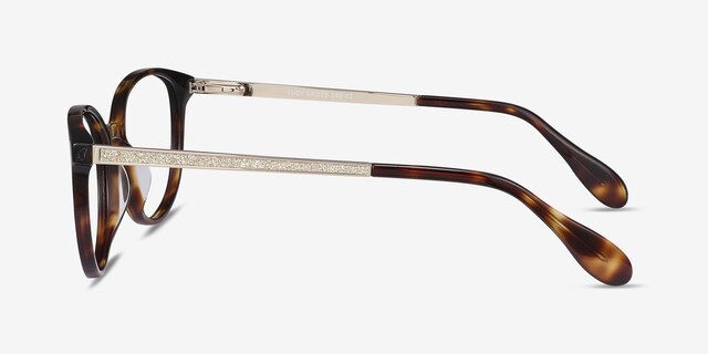 Lucy Tortoise Acetate-metalEyeglass Frames from EyeBuyDirect, Side View