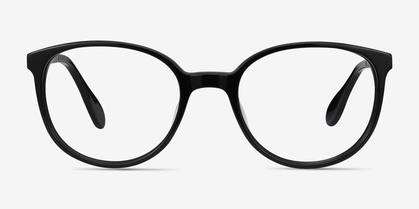 Lucy Black Acetate-metal Eyeglass Frames