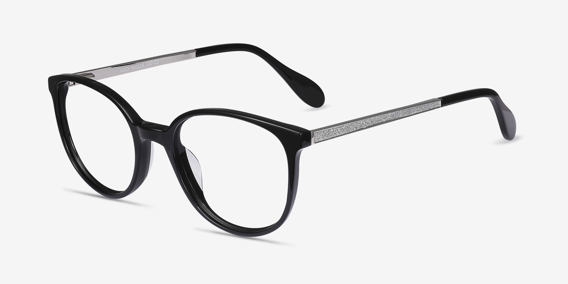 Lucy　0324 Lucy Oval Black Glasses for Women | Eyebuydirect