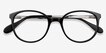 Lucy Black Acetate, MetalEyeglass Frames from EyeBuyDirect, Closed View