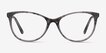 Cats Meow Gray Floral Acetate, MetalEyeglass Frames from EyeBuyDirect, Front View