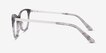 Cats Meow Gray Floral Acetate, MetalEyeglass Frames from EyeBuyDirect, Side View