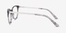 Cat&#039;s Meow Gray Floral Acetate-metalEyeglass Frames from EyeBuyDirect, Side View