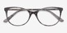 Cat&#039;s Meow Gray Floral Acetate-metalEyeglass Frames from EyeBuyDirect, Closed View