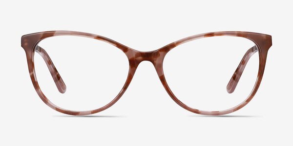 Cat's Meow Cat Eye Brown Floral Glasses for Women | Eyebuydirect