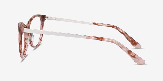 Cat&#039;s Meow Brown Floral Acetate-metalEyeglass Frames from EyeBuyDirect, Side View