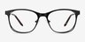 Nightfall Black AcetateEyeglass Frames from EyeBuyDirect, Front View