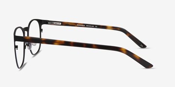 Progressive Transitions Eyeglasses Online with Large Fit, Horn, Full-Rim Acetate/metal Design — Khoa in Blue Black by Eyebuydirect - Lenses Included (
