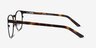 Resonance Noir Acetate-metalMontures de lunettes de vue d'EyeBuyDirect, Vue de Côté