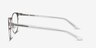 Resonance Gunmetal Acetate-metalEyeglass Frames from EyeBuyDirect, Side View